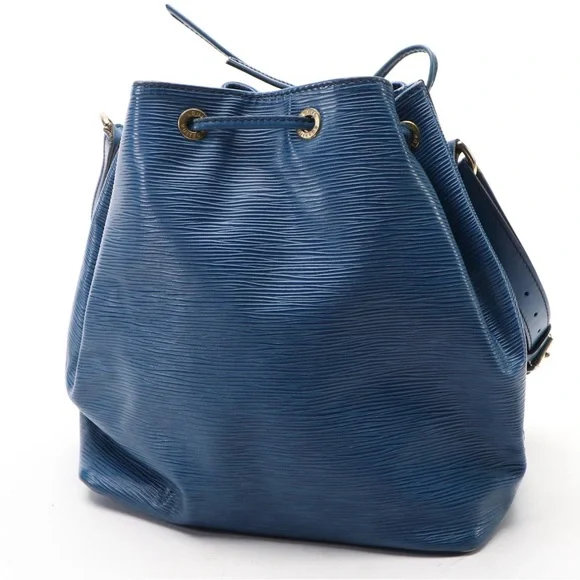 Louis Vuitton Petit Noé Bucket Bag in Toledo Blue Epi Leather - GUC